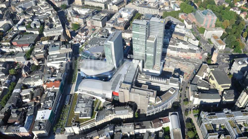 Luftbild Frankfurt am Main - Palais Quartier im Zentrum von Frankfurt / Main