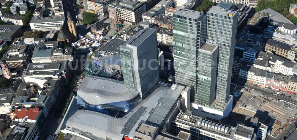 Frankfurt am Main von oben - Palais Quartier im Zentrum von Frankfurt / Main