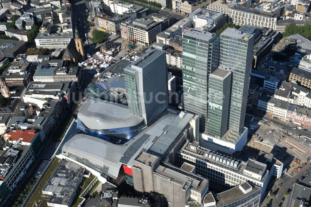 Frankfurt am Main aus der Vogelperspektive: Palais Quartier im Zentrum von Frankfurt / Main