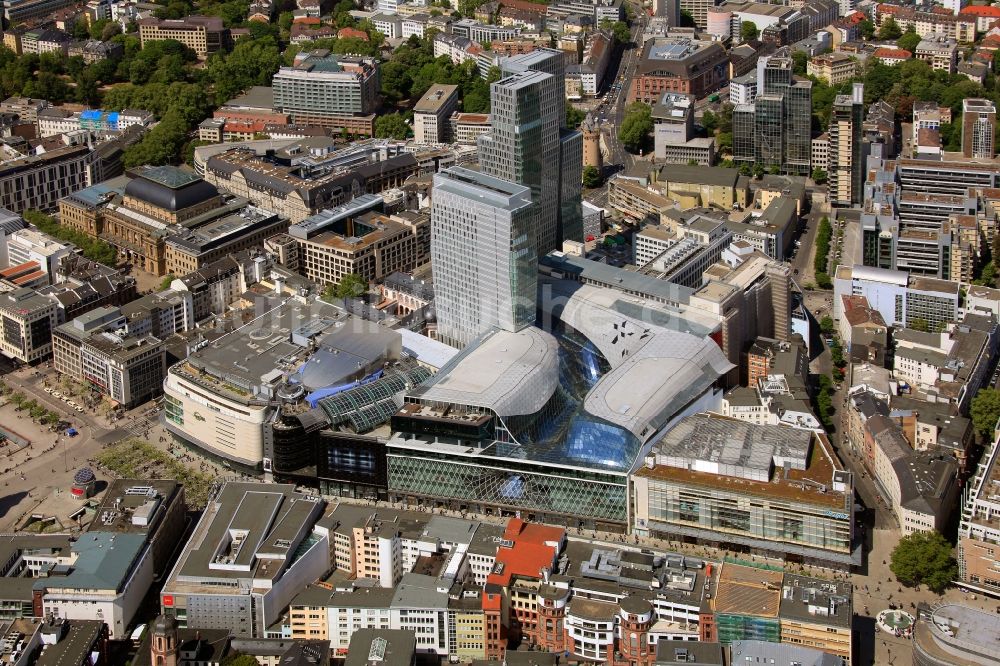 Frankfurt am Main von oben - Palais Quartier im Zentrum von Frankfurt Main in Hessen