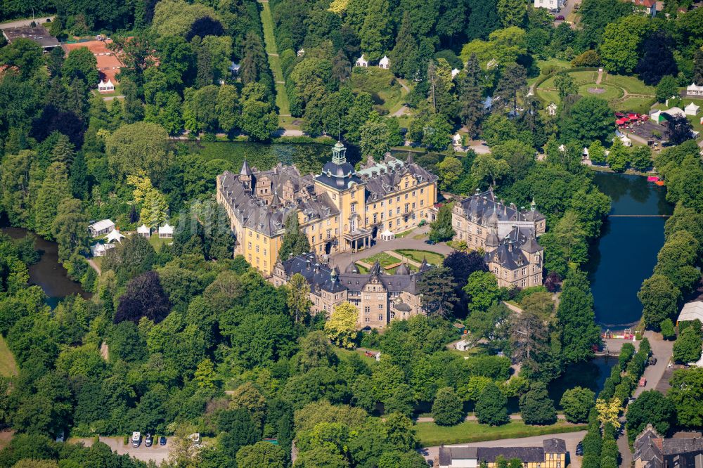 Bückeburg aus der Vogelperspektive: Palais des Schloss in Bückeburg im Bundesland Niedersachsen, Deutschland