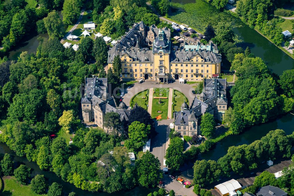 Bückeburg aus der Vogelperspektive: Palais des Schloss in Bückeburg im Bundesland Niedersachsen, Deutschland