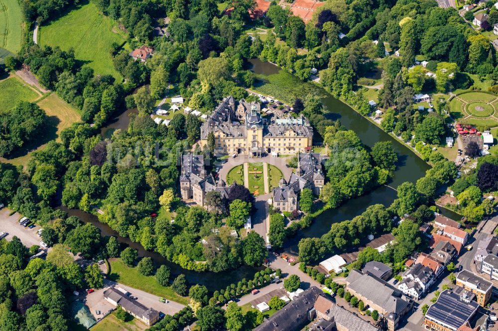 Luftbild Bückeburg - Palais des Schloss in Bückeburg im Bundesland Niedersachsen, Deutschland