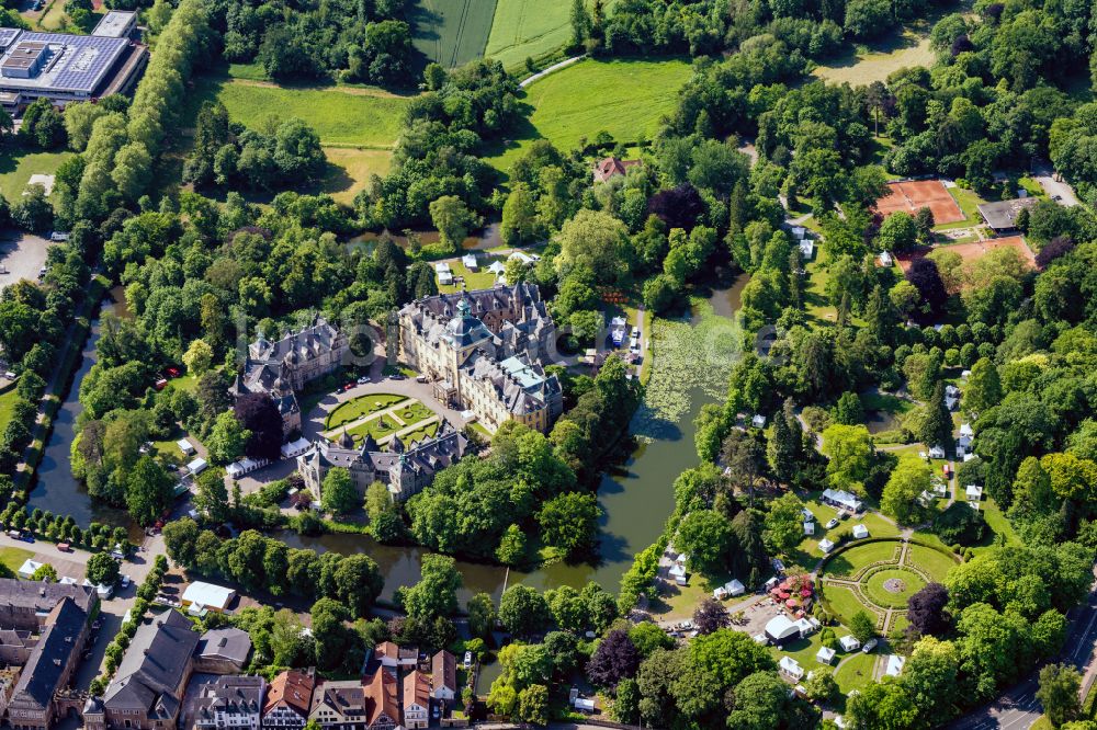 Luftaufnahme Bückeburg - Palais des Schloss in Bückeburg im Bundesland Niedersachsen, Deutschland