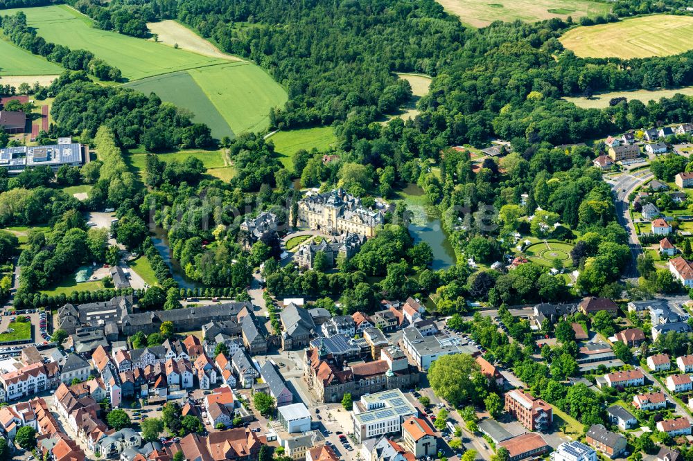 Luftbild Bückeburg - Palais des Schloss in Bückeburg im Bundesland Niedersachsen, Deutschland