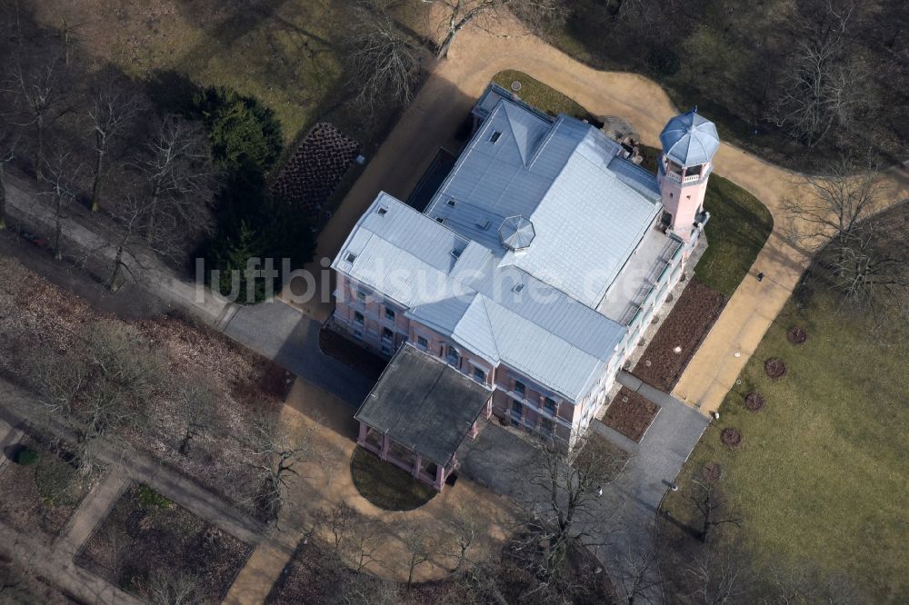 Luftbild Berlin - Palais des Schloss Biesdorf in Berlin