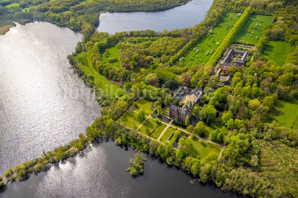 Luftbild Nettetal - Palais des Schloss Chateauform' Schloss Krickenbeck in Nettetal im Bundesland Nordrhein-Westfalen, Deutschland