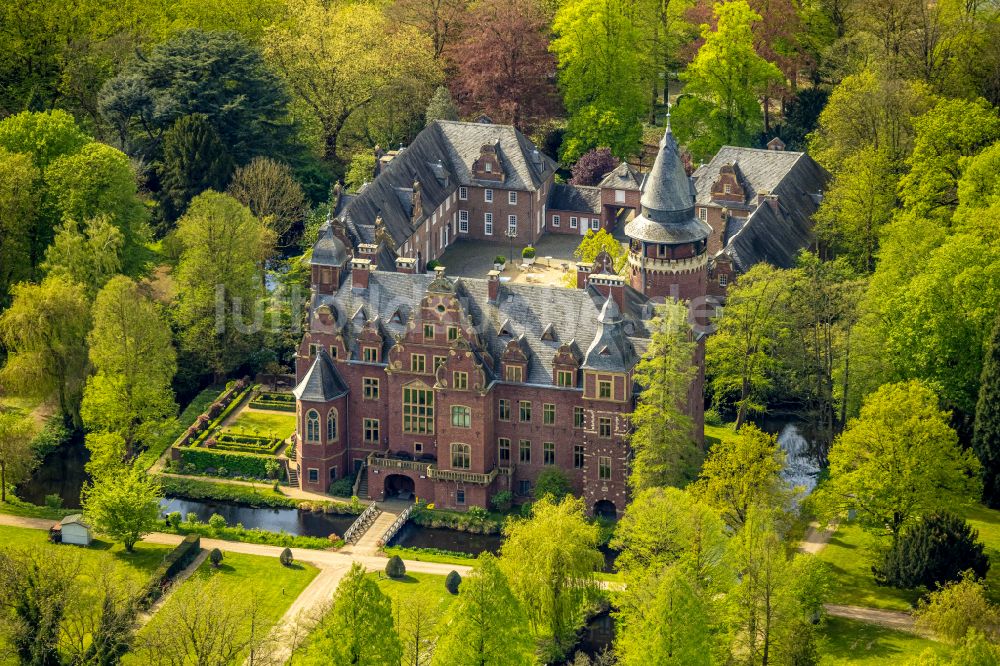 Luftaufnahme Nettetal - Palais des Schloss Chateauform' Schloss Krickenbeck in Nettetal im Bundesland Nordrhein-Westfalen, Deutschland