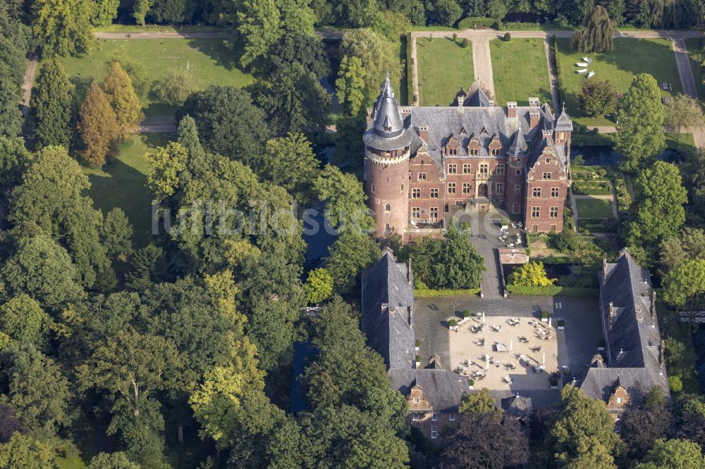 Luftbild Nettetal - Palais des Schloss Chateauform' Schloss Krickenbeck in Nettetal im Bundesland Nordrhein-Westfalen, Deutschland