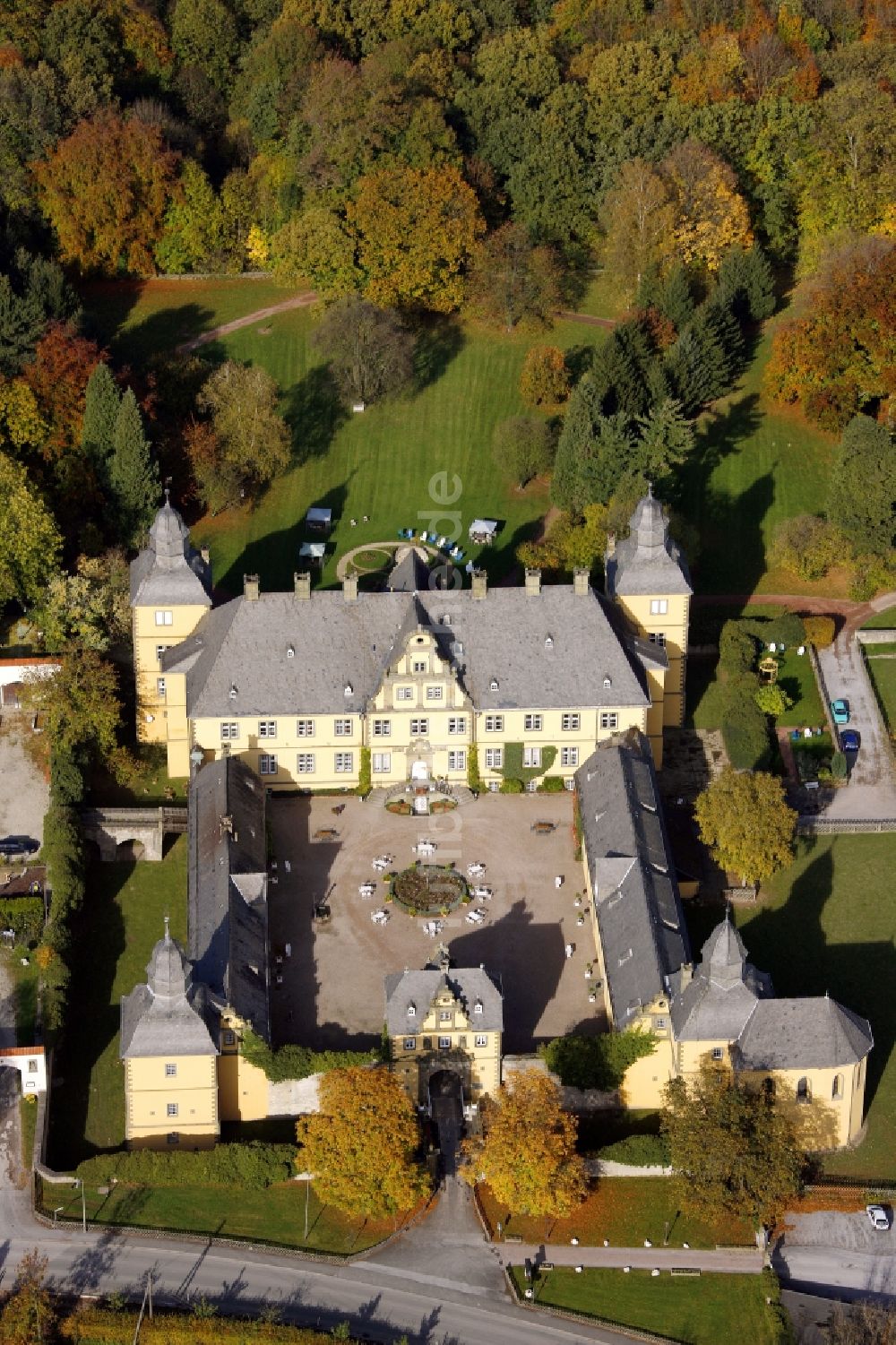 Luftbild Eringerfeld - Palais des Schloss in Eringerfeld im Bundesland Nordrhein-Westfalen, Deutschland