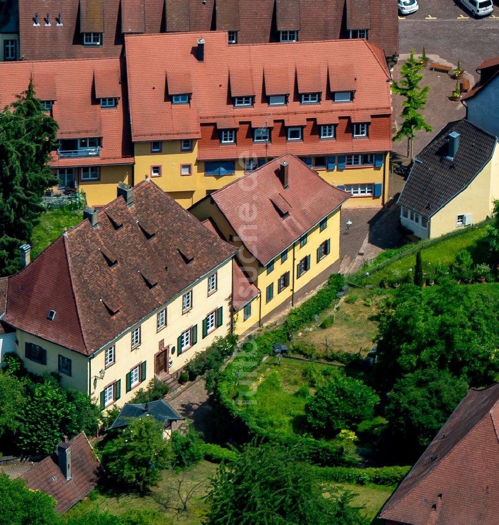 Luftaufnahme Ettenheim - Palais des Schloss in Ettenheim im Bundesland Baden-Württemberg, Deutschland