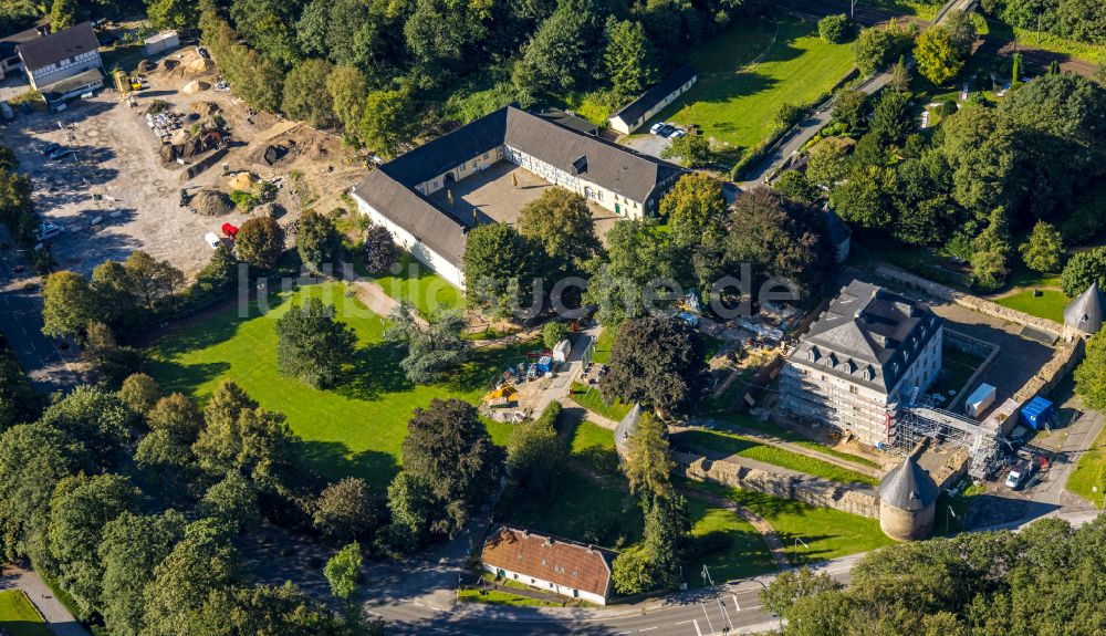 Luftaufnahme Donnenberg - Palais des Schloss Hardenberg in Donnenberg im Bundesland Nordrhein-Westfalen, Deutschland