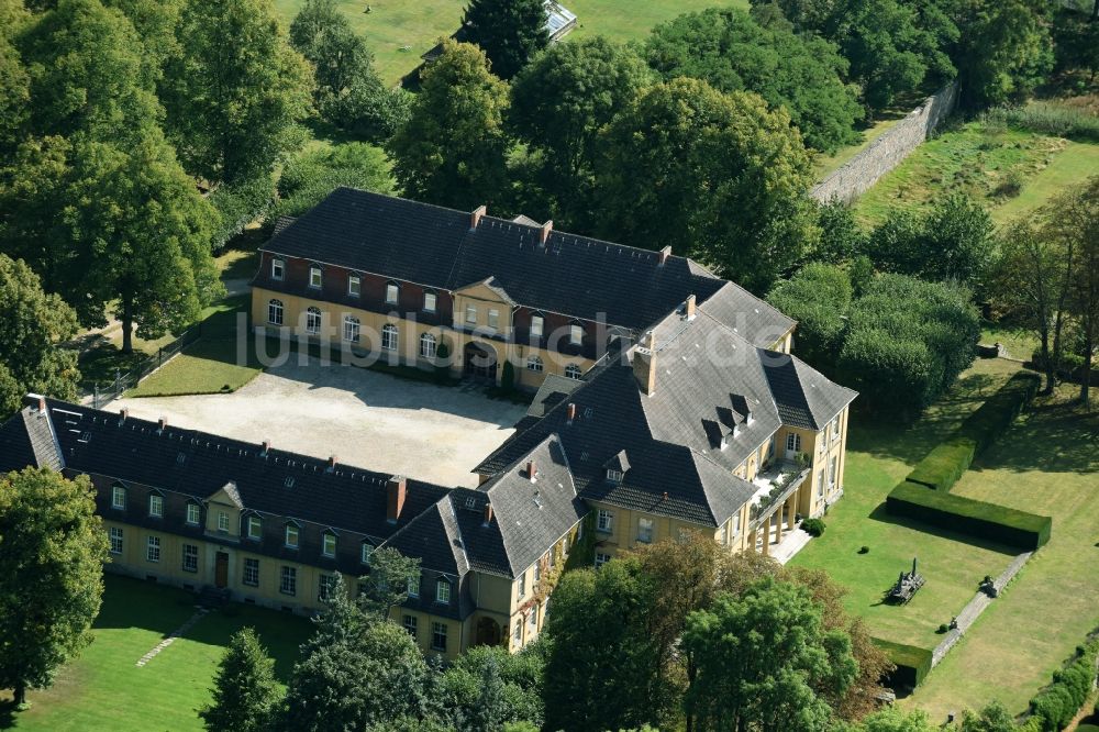 Luftbild Templin - Palais des Schloss Herzfelde in Templin im Bundesland Brandenburg