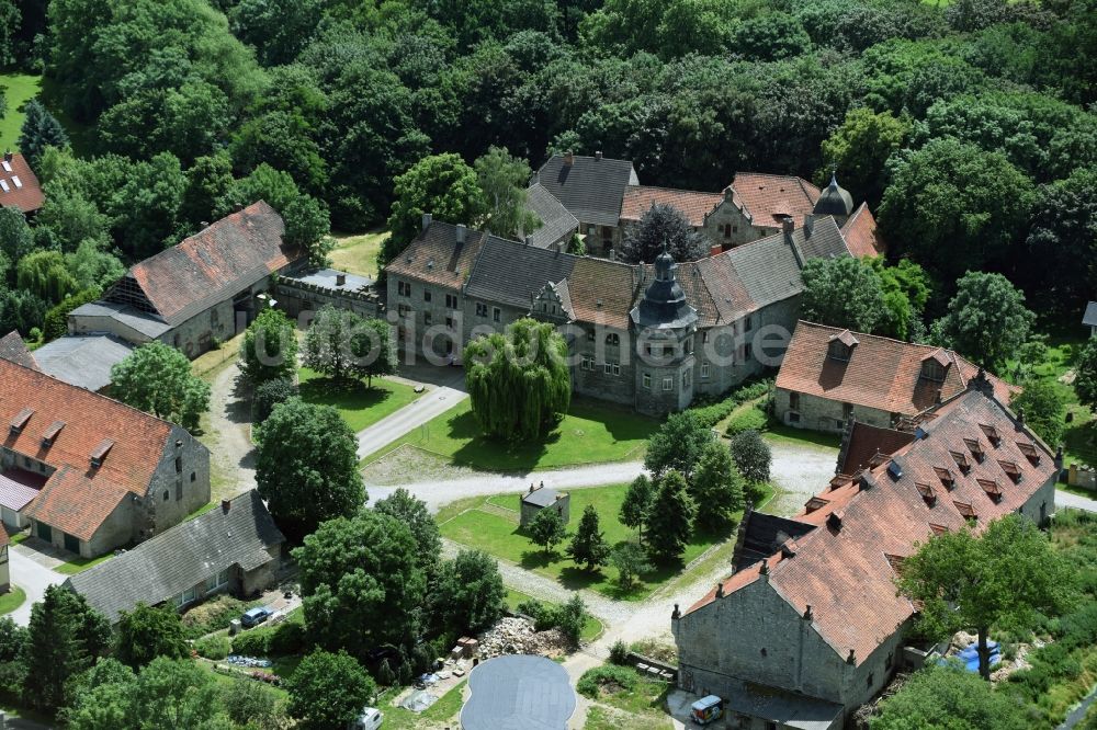 Luftbild Krottdorf - Palais des Schloss in Krottdorf im Bundesland Sachsen-Anhalt