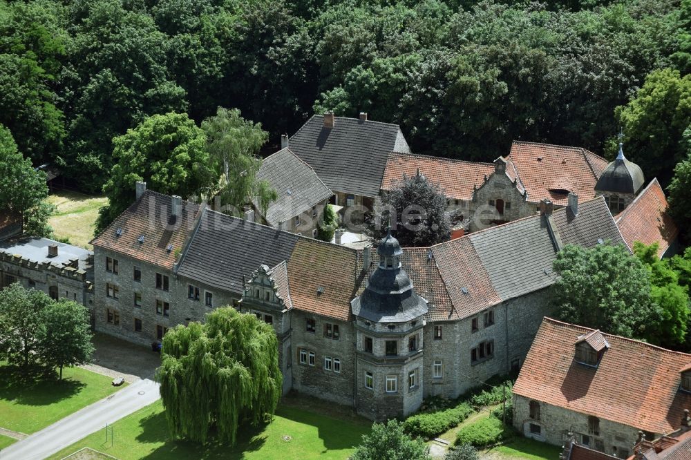 Luftaufnahme Krottdorf - Palais des Schloss in Krottdorf im Bundesland Sachsen-Anhalt