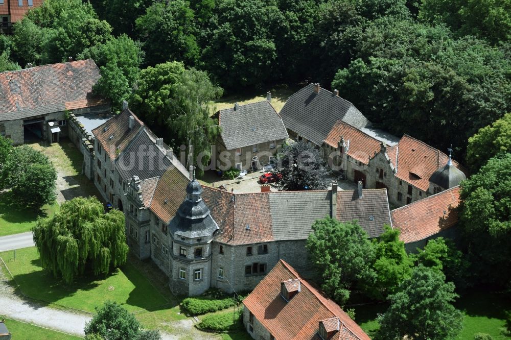 Luftbild Krottdorf - Palais des Schloss in Krottdorf im Bundesland Sachsen-Anhalt