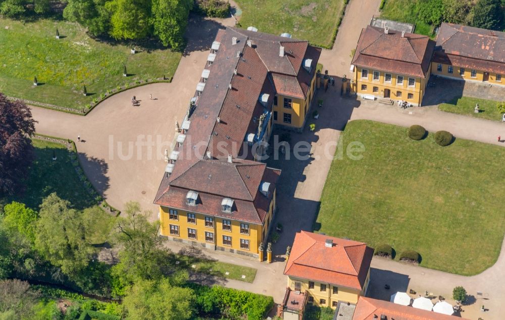 Mosigkau aus der Vogelperspektive: Palais des Schloss in Mosigkau im Bundesland Sachsen-Anhalt