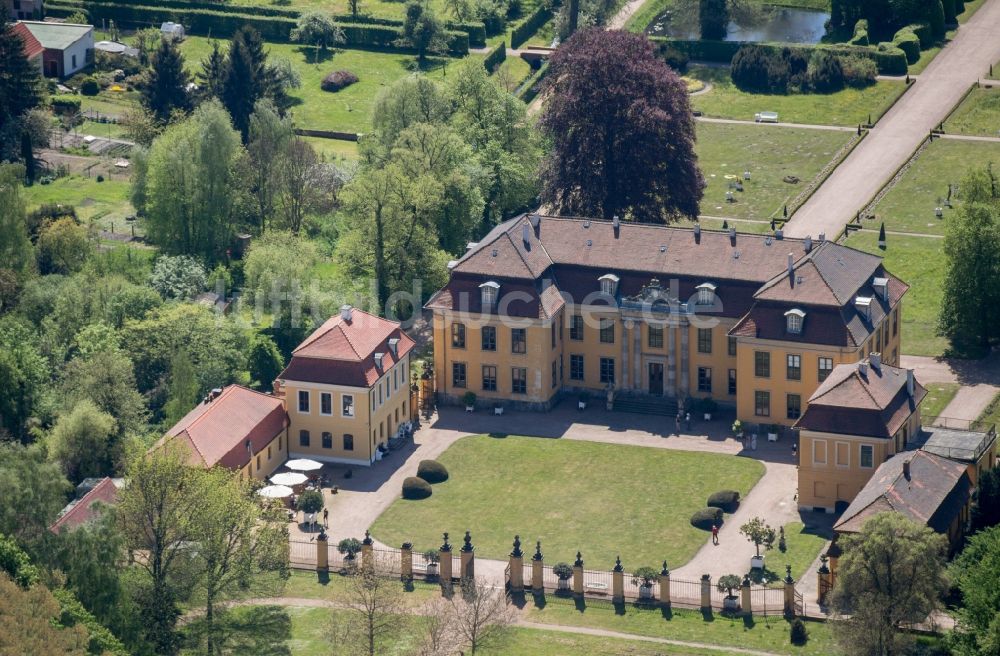 Luftbild Mosigkau - Palais des Schloss in Mosigkau im Bundesland Sachsen-Anhalt