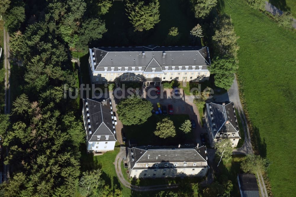 Luftaufnahme Niederdorf - Palais des Schloss in Niederdorf im Bundesland Sachsen