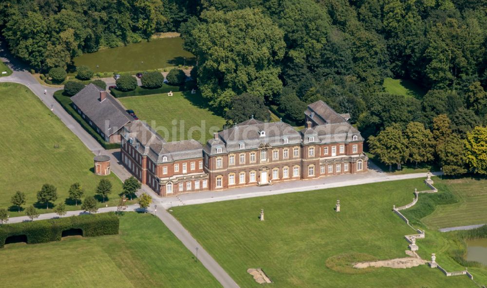 Nordkirchen von oben - Palais des Schloss Oranienburg in Nordkirchen im Bundesland Nordrhein-Westfalen, Deutschland