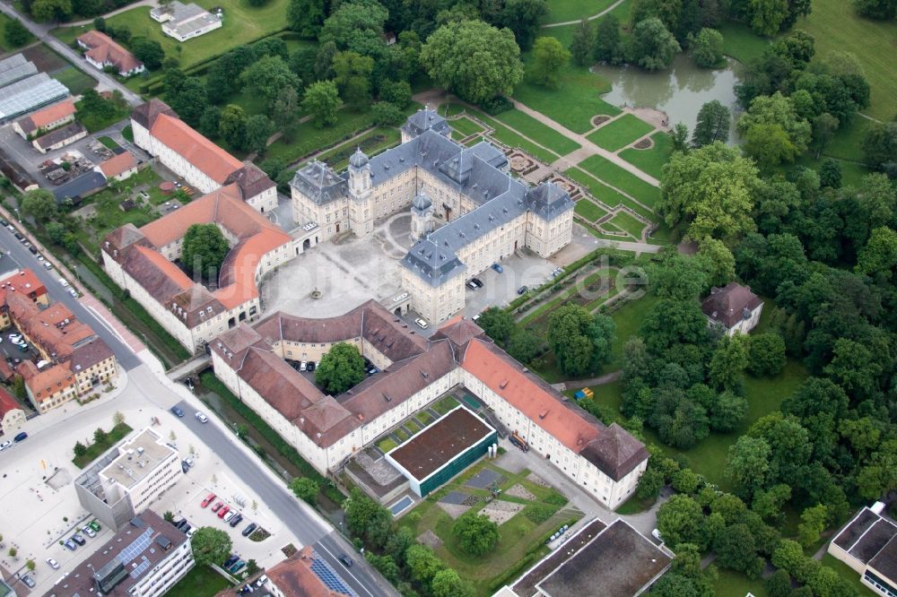 Werneck aus der Vogelperspektive: Palais des Schloss - Orthopädisches Krankenhaus in Werneck im Bundesland Bayern