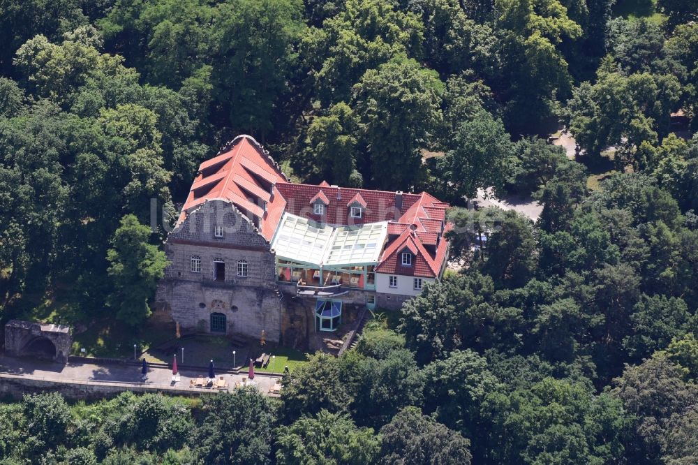 Luftbild Halberstadt - Palais des Schloss Spiegelsberge in Halberstadt im Bundesland Sachsen-Anhalt