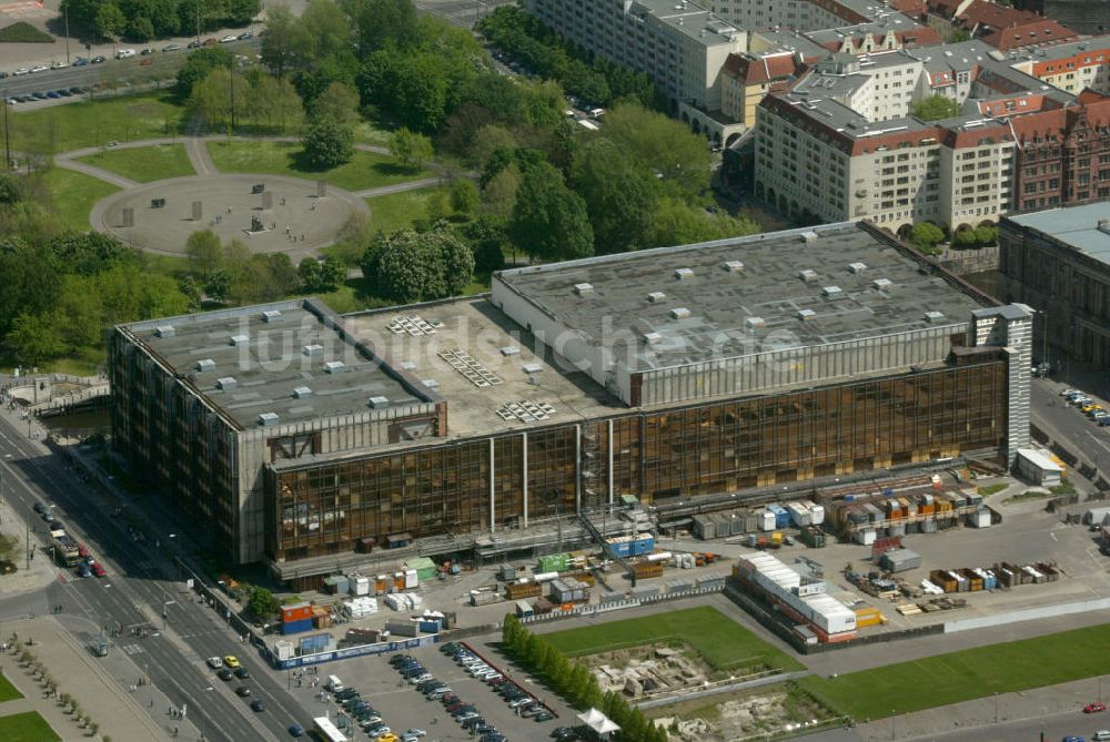 Berlin aus der Vogelperspektive: Palast der Republik Berlin