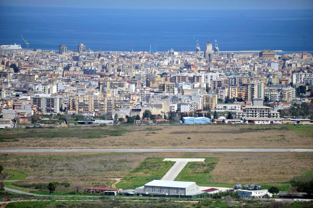 Palermo Sizilien aus der Vogelperspektive: Palermo auf Sizilien in Italien