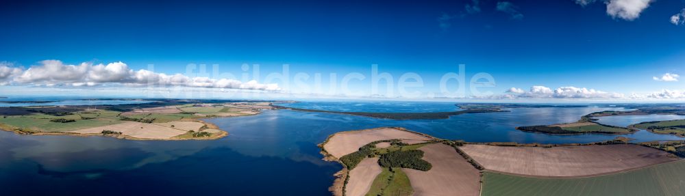 Luftbild Vieregge - Panorama Achterwasser der Ostsee in Vieregge im Bundesland Mecklenburg-Vorpommern, Deutschland