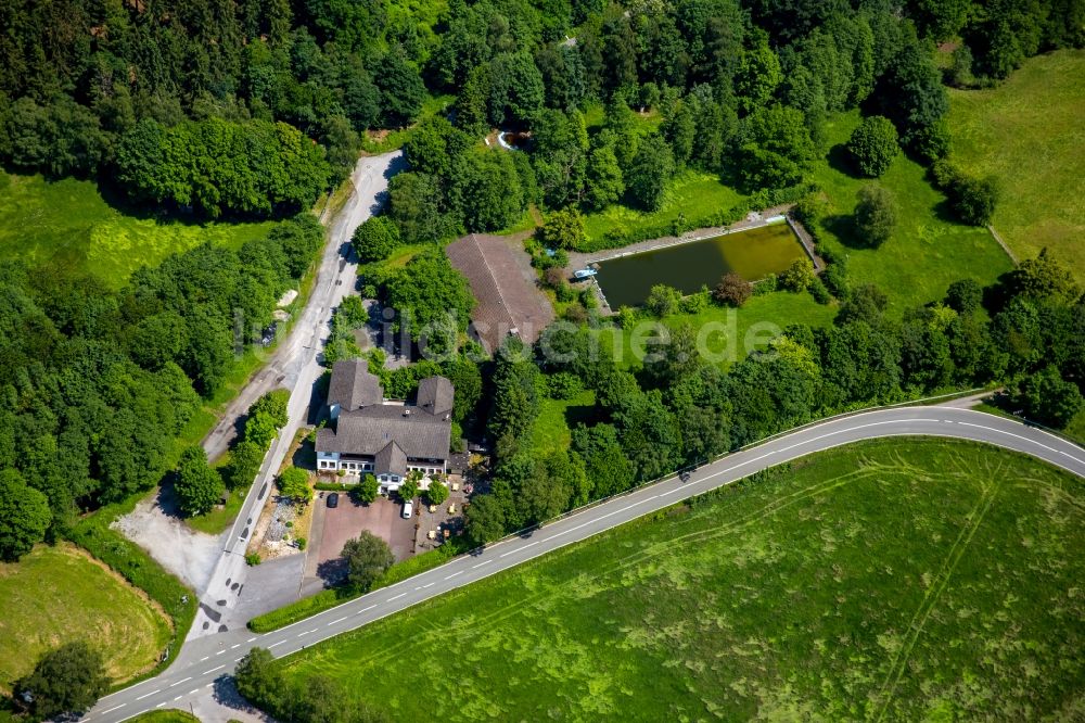 Hischberg von oben - Panorama vom Ortsbereich und Umgebung in Hischberg im Bundesland Nordrhein-Westfalen