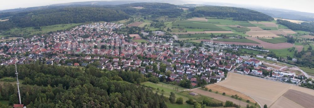 Calw von oben - Panorama vom Ortsbereich und Umgebung im Ortsteil Stammheim in Calw im Bundesland Baden-Württemberg