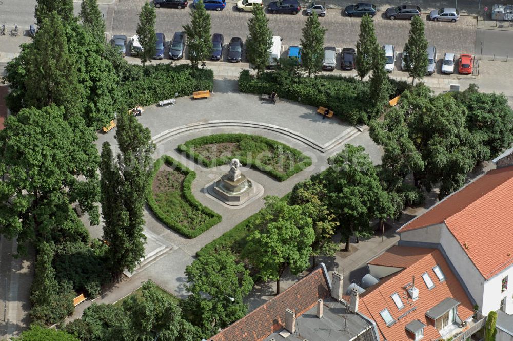 Luftaufnahme Berlin - Pappelplatz Berlin-Mitte