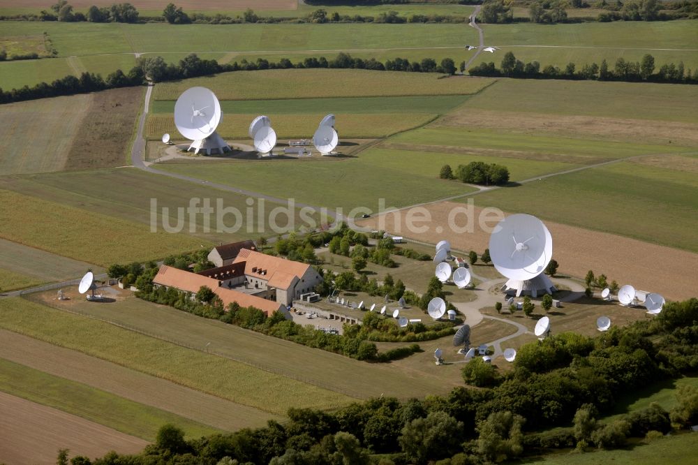 Luftaufnahme Hammelburg - Fuchsstadt - Parabol- Antennen ...