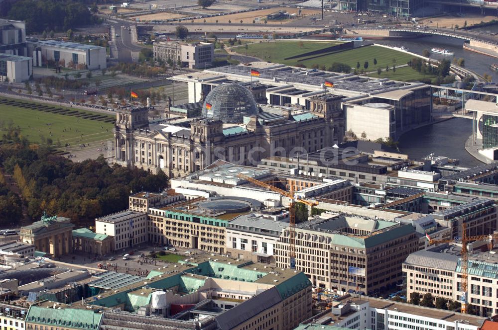 Luftbild Berlin - Pariser Platz in Berlin