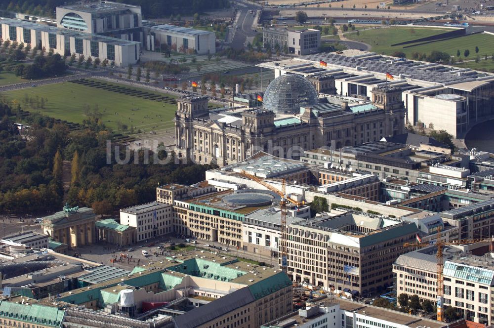 Luftaufnahme Berlin - Pariser Platz in Berlin