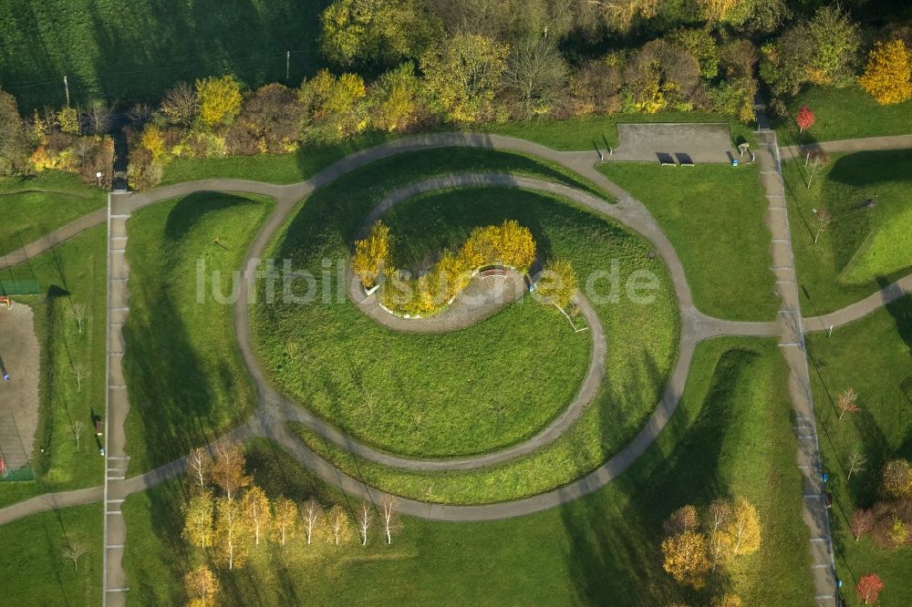 Luftbild Essen - Park Auf der Dilldorfer Höhe bei Essen- Kupferdreh im Ruhrgebiet in Nordrhein-Westfalen