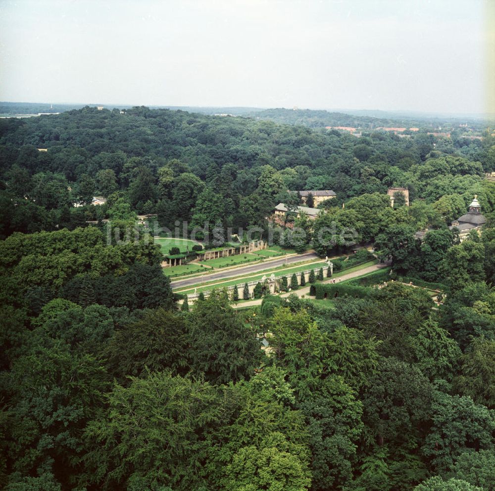 Potsdam aus der Vogelperspektive: Park Sanssouci in Potsdam