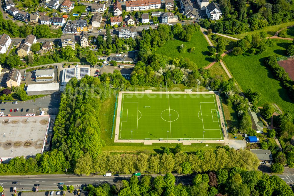 Luftaufnahme Hagen - Parkanlage an der Ginsterheide in Hagen im Bundesland Nordrhein-Westfalen, Deutschland