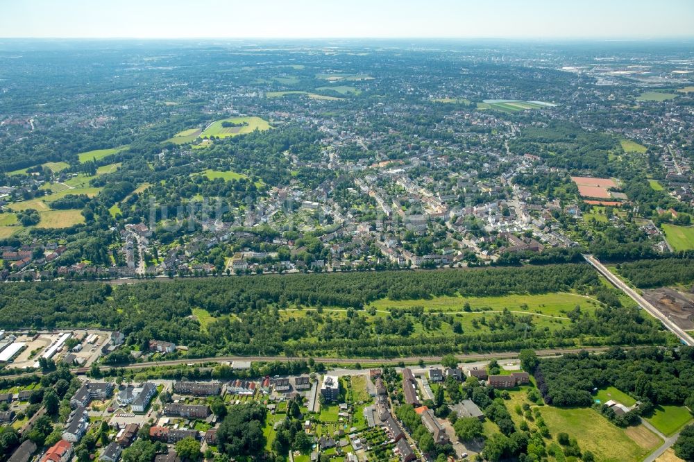 Luftbild Oberhausen - Parkanlage Gleispark Frintrop in Oberhausen im Bundesland Nordrhein-Westfalen