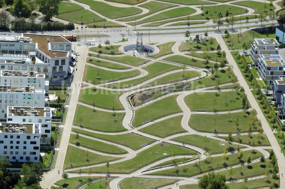 Stuttgart aus der Vogelperspektive: Parkanlage Höhenpark am Killesberg in Stuttgart im Bundesland Baden-Württemberg