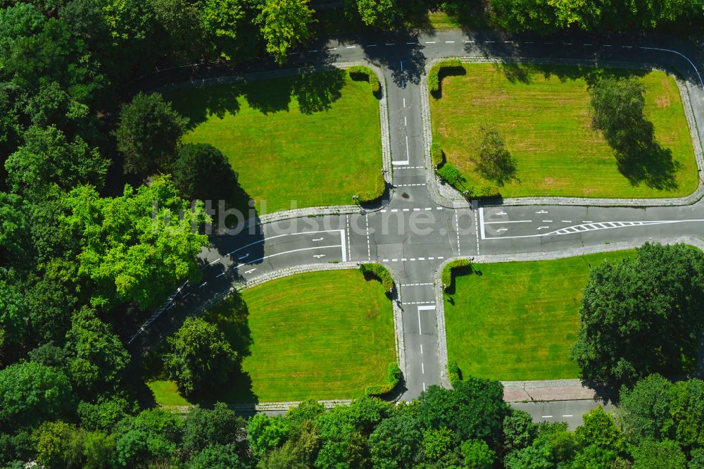 Bielefeld von oben - Parkanlage der Jugendverkehrsschule in Bielefeld im Bundesland Nordrhein-Westfalen, Deutschland