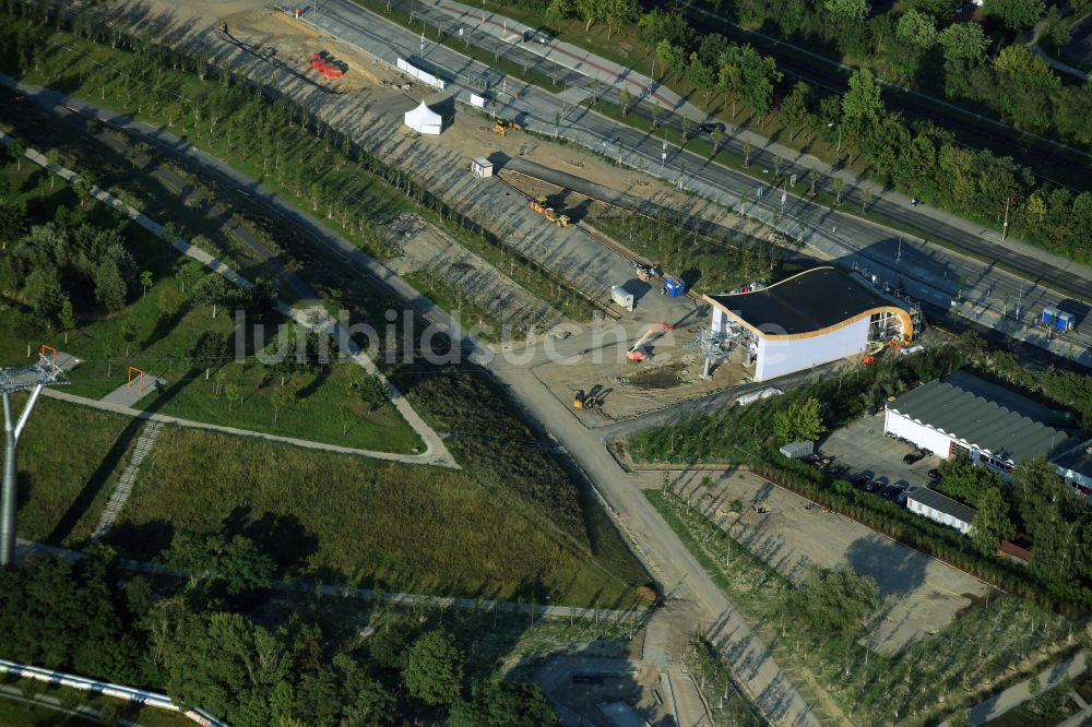 Luftbild Berlin - Parkanlage Kienbergpark in Berlin, Deutschland