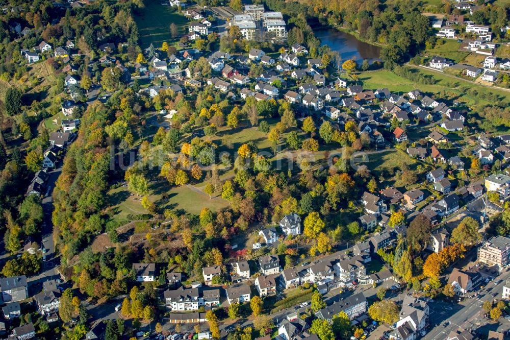 Luftaufnahme Freudenberg - Parkanlage Kur Park in Freudenberg im Bundesland Nordrhein-Westfalen