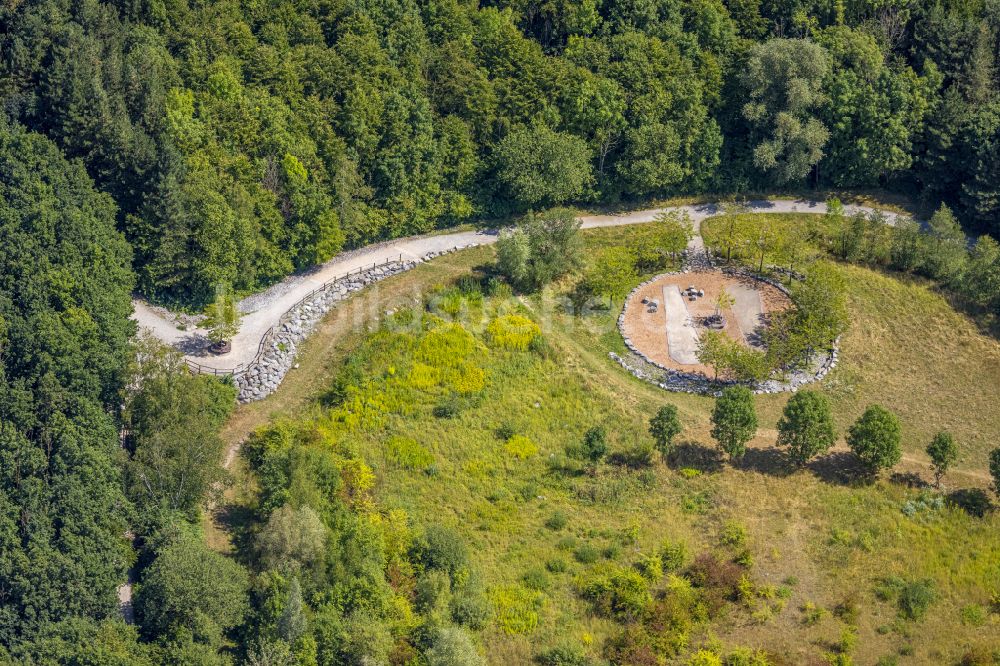 Luftbild Velbert - Parkanlage Landschaftspark Eigner-Schlammteich in Velbert im Bundesland Nordrhein-Westfalen, Deutschland