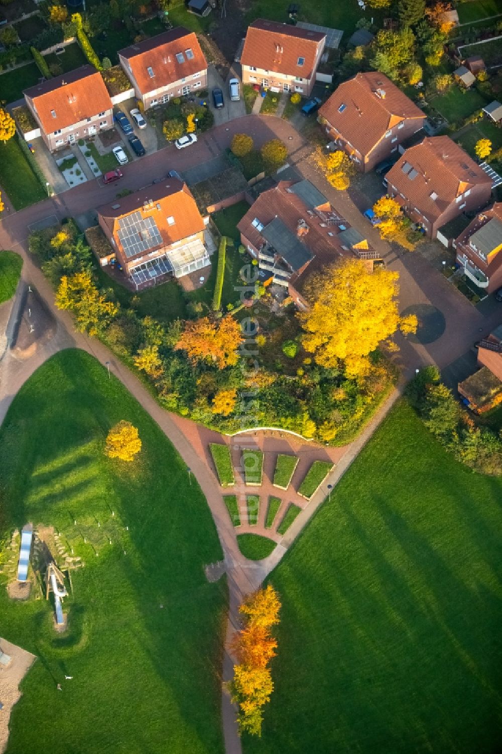 Luftbild Gladbeck - Parkanlage Lindemannweg in Gladbeck im Bundesland Nordrhein-Westfalen