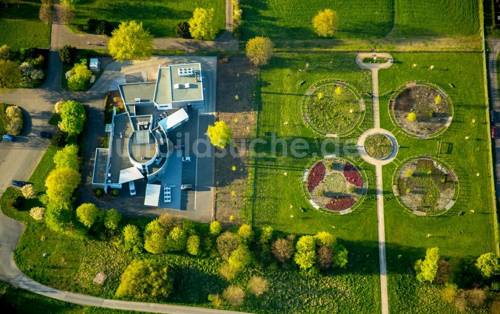 Hamm aus der Vogelperspektive: Parkanlage Lippepark Hamm - Schacht Franz in Hamm im Bundesland Nordrhein-Westfalen