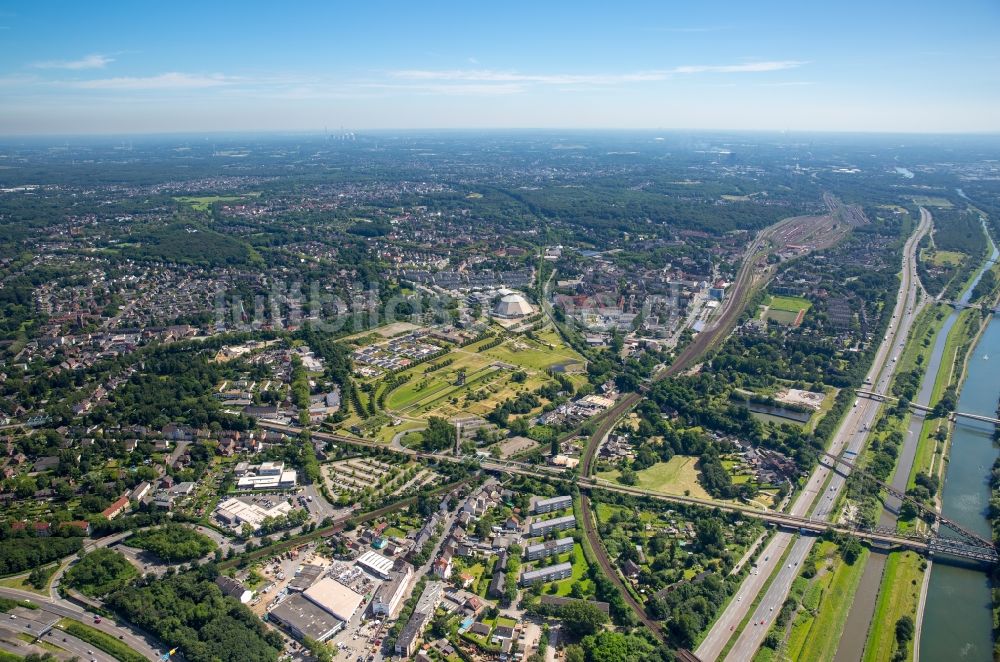 Luftbild Oberhausen - Parkanlage OLGA-Park in Oberhausen im Bundesland Nordrhein-Westfalen