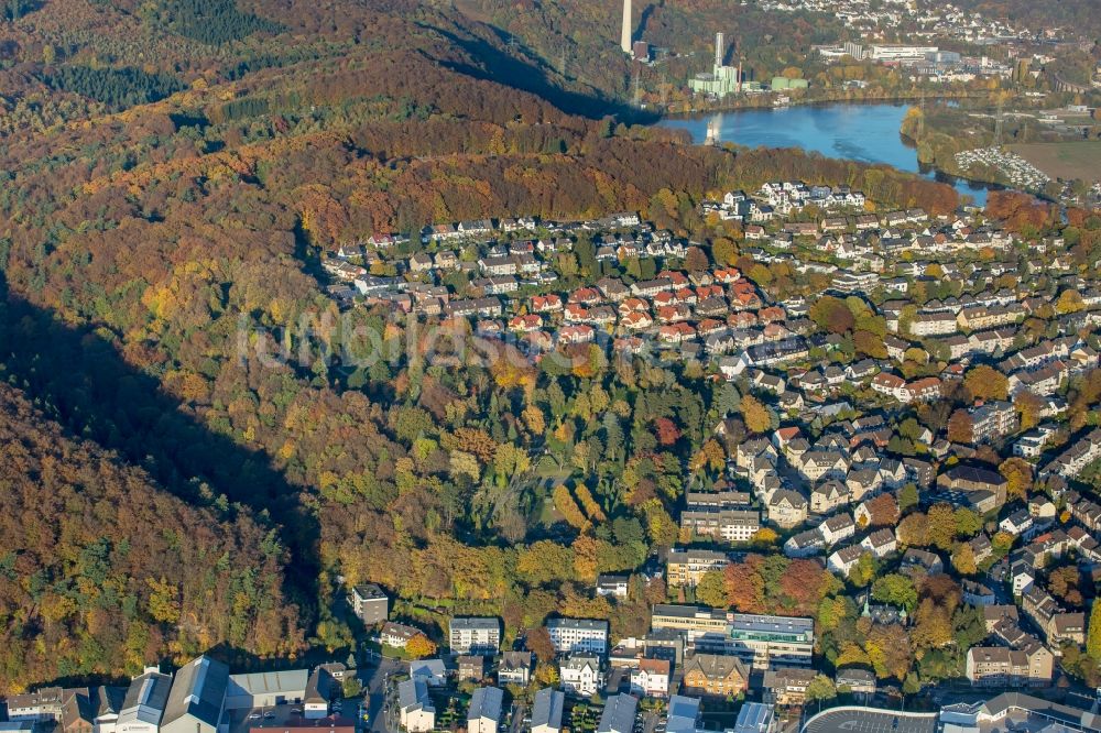 Luftaufnahme Wetter (Ruhr) - Parkanlage Park der Ruhe in Wetter (Ruhr) im Bundesland Nordrhein-Westfalen