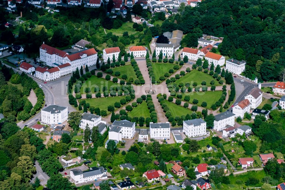 Luftbild Putbus - Parkanlage in Putbus im Bundesland Mecklenburg-Vorpommern, Deutschland