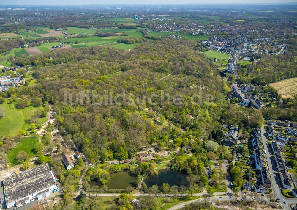 Herne aus der Vogelperspektive: Parkanlage Revierpark Gysenberg in Herne im Bundesland Nordrhein-Westfalen, Deutschland